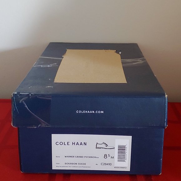 BRAND NEW, COLE HAAN, BOURBON SUEDE DRESS SHOES, SIZE 8.5!!! - Picture 10 of 10